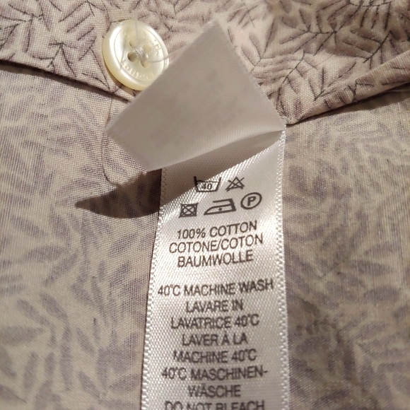 Paul Smith London Button Down Dress Shirt Size 16 1/2 Byard Trim Fit - Picture 16 of 16